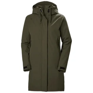 Парка женская Helly Hansen Mono Material Ins Rain Coat Green 53652-431
