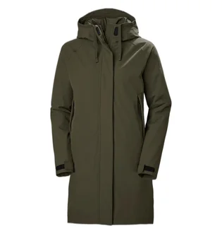 Парка женская Helly Hansen Mono Material Ins Rain Coat Green 53652-431