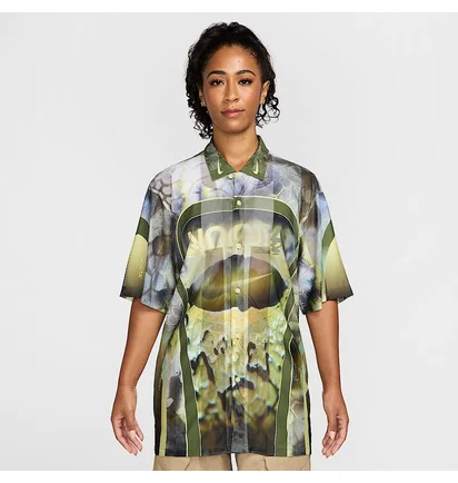 Футболка мужская Nike Nocta Opal MenS Button-Down Short-Sleeve Top Multi FV1939-378