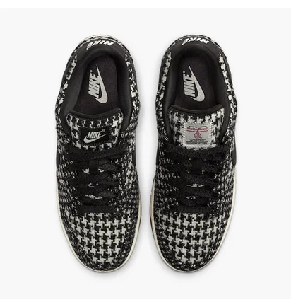 Кроссовки женские Nike Dunk Low Х Harris Tweed Black/White HQ5036-901