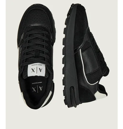 Кросівки чоловічі Armani Exchange Xux123 Black XM002197