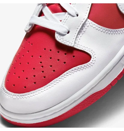Кроссовки мужские Nike Dunk Low Retro Red/White DD1391-600