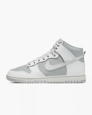 Кроссовки мужские Nike Dunk High Retro White/Grey Dj6189-100
