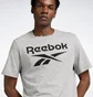 Футболка мужская Reebok Identity Big Stacked Logo T-Shirt Grey 100071173