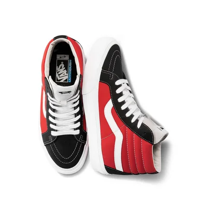 Кеды мужские Vans Vault Sk8-Hi Reissue Lx Orange/Black Vn0A4Bvha0G