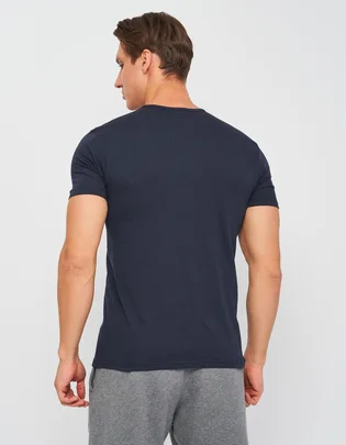 Футболка чоловіча Kappa Mezza Manica Girocollo Blue K1305-BLUNAVY
