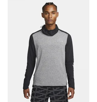 Кофта чоловіча Nike Therma-Fit Run Grey/Black Dq6522-010
