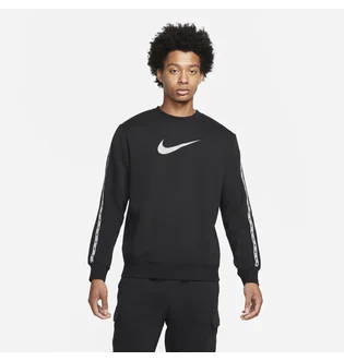 Свитшот мужской Nike M NSW REPEAT FLC CREW BB SLVR DQ1938-011