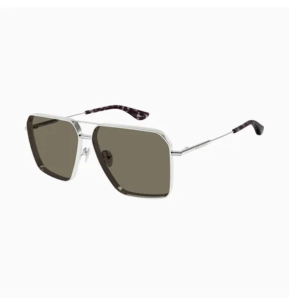 Солнцезащитные очки ALEXANDER MCQUEEN Brown/Metallic AM0500S-002-60