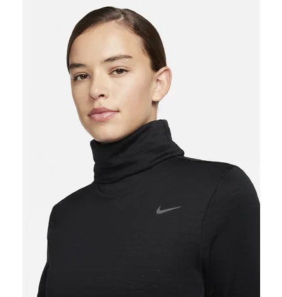 Кофта жіноча Nike Therma-Fit Swift Element Turtleneck Running Top Black FB5306-010