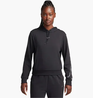 Худи женское Nike Dri-Fit One French Terry Graphic Hoodie Black FB5693-010