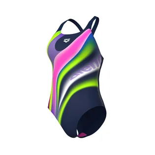 Купальник жіночий Arena Water Fluids Swimsuit Swim Pro Blue/Multi 008837-570