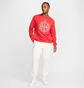 Свитшот мужской Nike Standard Issue MenS Dri-Fit Basketball Crew-Neck Sweatshirt Red FZ0682-657