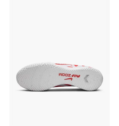 Футзалки унисекс Nike Mercurial Vapor 15 Academy Indoor/Court Soccer Shoes White/Red DJ5633-600