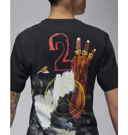 Футболка унисекс Air Jordan Artist Series By Jammie Holmes Graphic T-Shirt Black FB7408-010