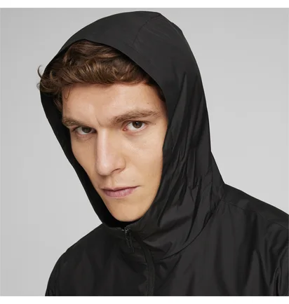 Вітровка чоловіча Puma Hooded Graphic Windbreaker Black 623837-01