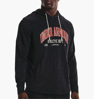 Худи мужское Under Armour Sweatshirt Rival Try Athlc Dept Black 1370354-001