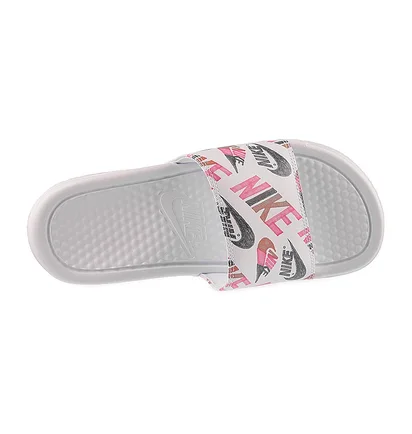 Тапочки жіночі Nike Benassi Jdi Print White 618919-119