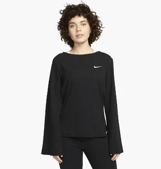 Лонгслив женский Nike W Nsw Rib Jrsy Ls Top Black DV7866-010