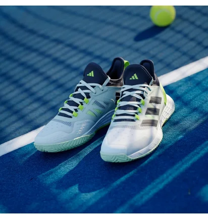 Кроссовки мужские Adidas Adizero Ubersonic 4.1 Tennis Shoes Green/White IF0444