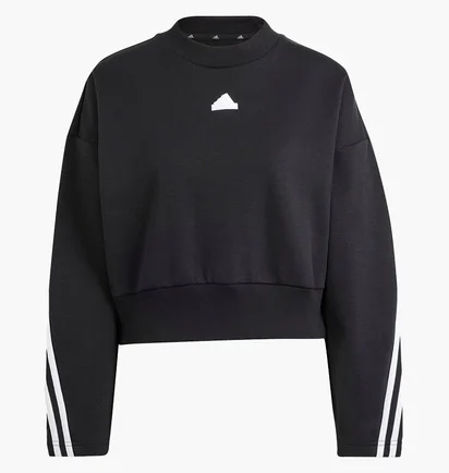 Світшот жіночий Adidas Future Icons 3-Stripes Sportswear Black IP1549