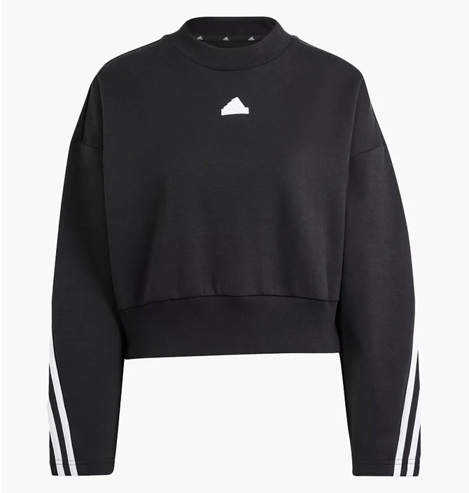 Світшот жіночий Adidas Future Icons 3-Stripes Sportswear Black IP1549