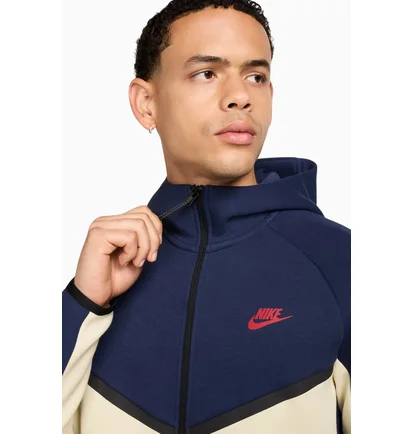 Толстовка мужская Nike Tech Fleece 2024 Blue/Beige HV6512-410