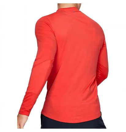 Лонгслив мужской Under Armour Coldgear Rush Mock Long Sleeve Training Top Red 1348052-646