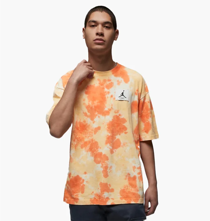 Футболка чоловіча Air Jordan Essentials MenS Oversized Graphic T-Shirt Orange/Beige DX9583-112
