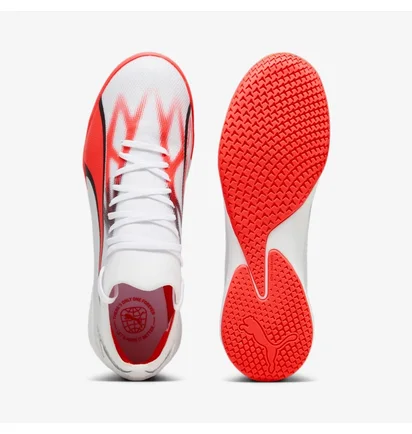 Футзалки мужские Puma Ultra Match It Football Boots White 107522-01