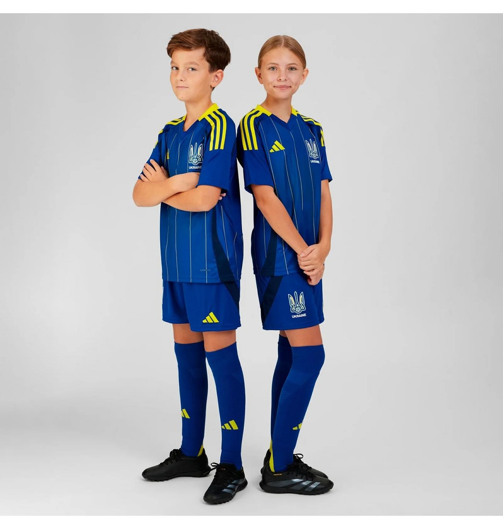 ᐉ Футболка дитяча Adidas Ukraine 24 Kids Performance Blue IP2186