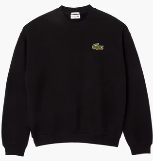 Світшот унісекс Lacoste Loose Fit Badge Black SH2741.031