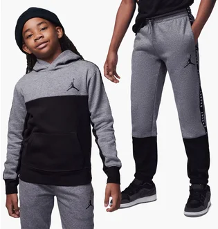 Спортивний костюм дитячий Air Jordan Grade School Sideline Fleece Grey/Black 95C843-GEH__95C842-GEH