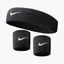 Комплект аксесуарів  Nike Headband + Wristbands Pack Black NNN07-NNN04-402