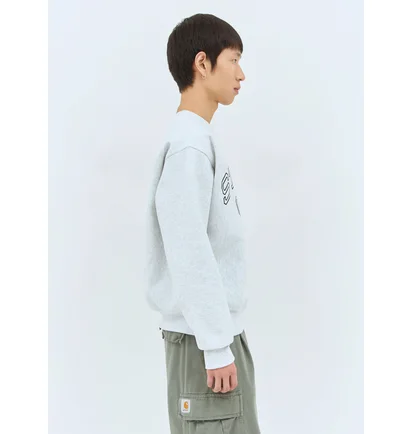 Свитшот унисекс Stussy Gear Grey 1915035-0062