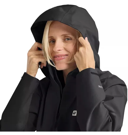 Вітровка жіноча Jack Wolfskin Trailtime Black A63902-6000