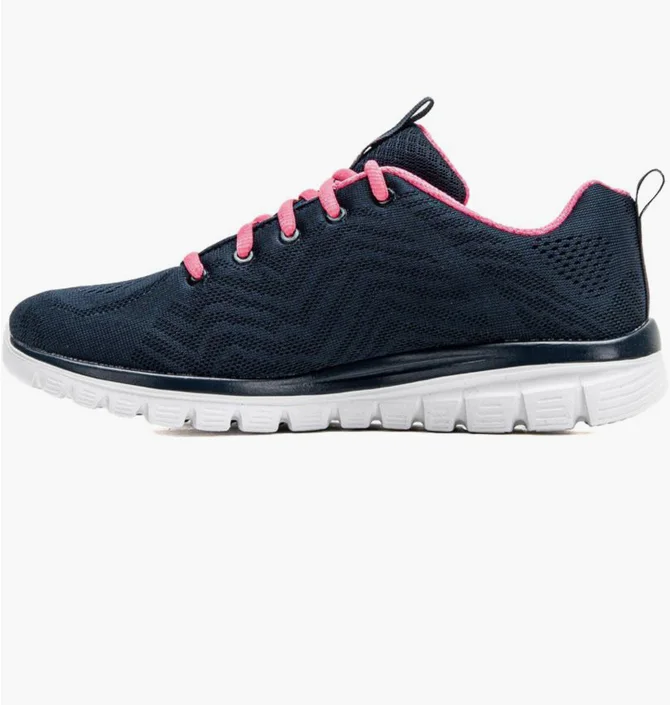 Кроссовки женские Skechers Get Connected Blue 12615-NVHP