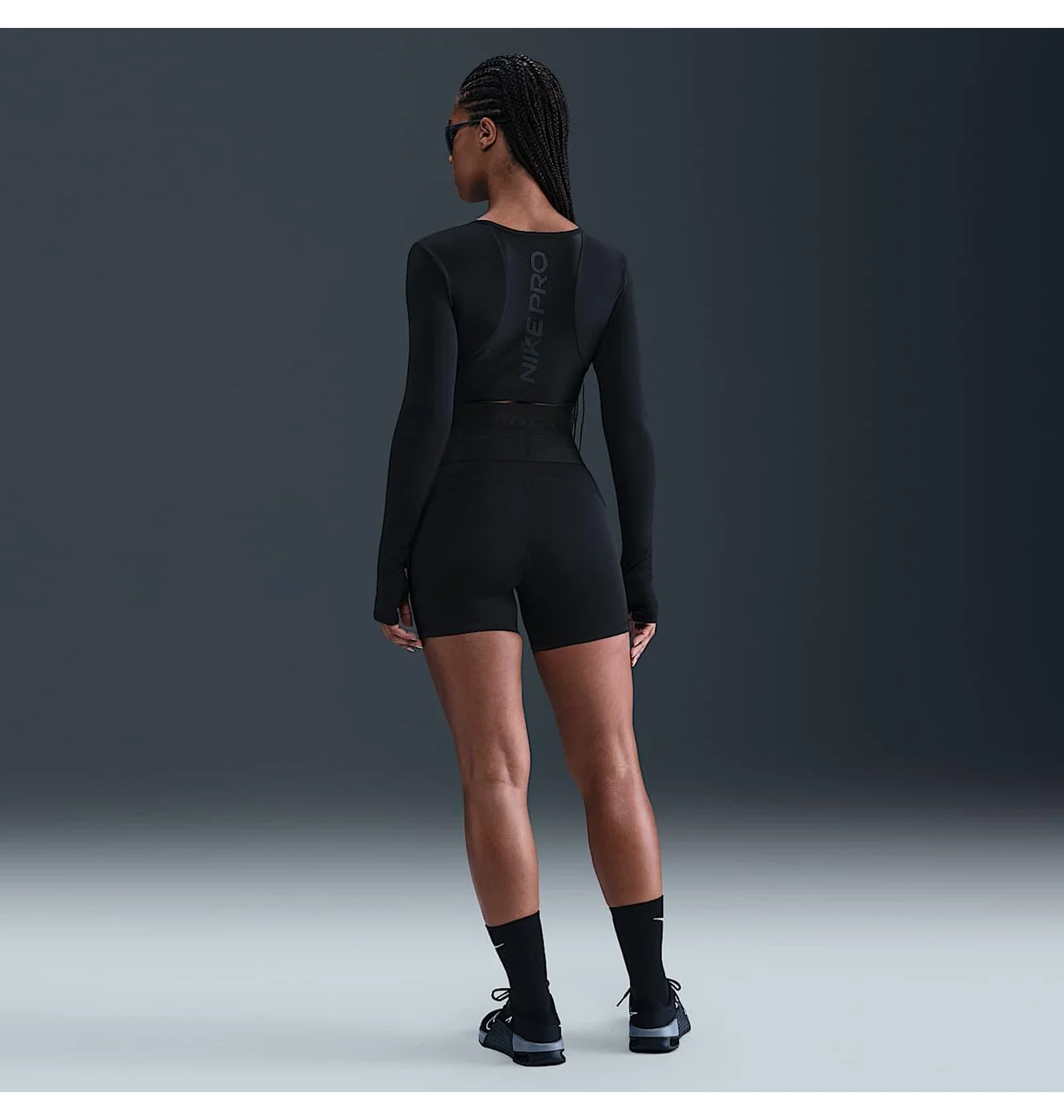 ᐉ Лонгслів жіночий Nike Pro Dri-Fit Shine Black HV9992-010