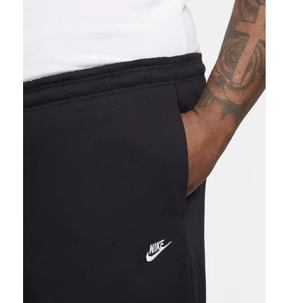Штани чоловічі Nike Sportswear Club Knit Open-Hem Pants Black FQ4332-010