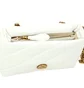 Сумка жіноча Pinko Leather Messenger Bag Love Mini Puff Jewel - Crossbody Bag White 1P222X-Y6Y3
