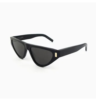 Сонцезахисні окуляри жіночі SAINT LAURENT Grey/Black SL-468-001-55