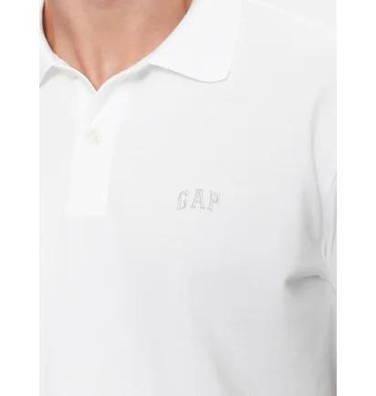 Поло чоловіче Gap F-Logo Regular Fit White 586306-05