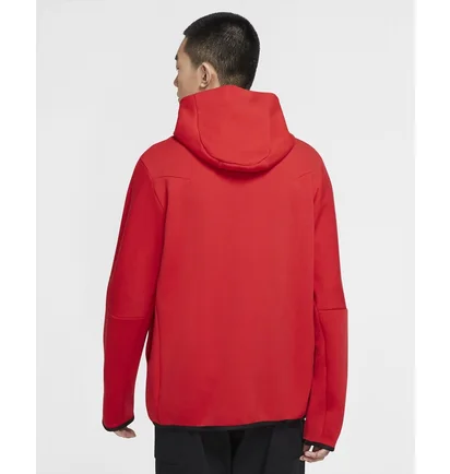Толстовка чоловіча Nike Nsw Tech Fleece Hoodie Full-Zip Red CU4489-657