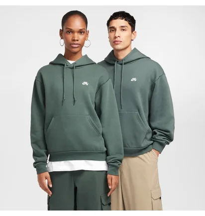 Худи мужское Nike Sb U Flc Po Hd Essntl Logo Green FV7351-338