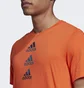 Футболка чоловіча Adidas Designed To Move Logo Tee Orange Hm4802