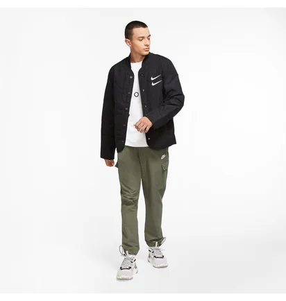 Куртка мужская Nike M Nsw Swoosh Jkt+ Quilted Black Cu3922-010