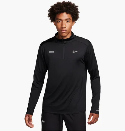 Кофта чоловіча Nike Element Flash Dri-Fit 1/2-Zip Running Top Black FB8556-010