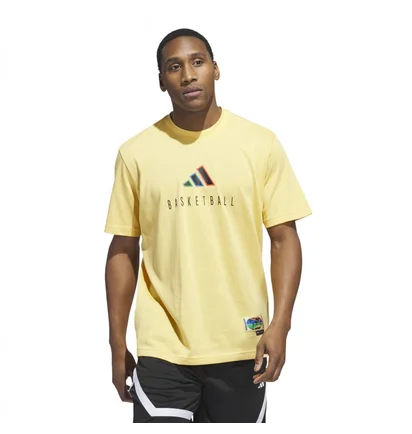 Футболка мужская Adidas Wwh Logo G T Yellow IY1155