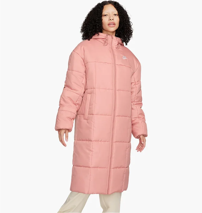 Парка жіноча Nike Sportswear Classic Puffer Therma-Fit Loose Hooded Parka Pink FB7675-618