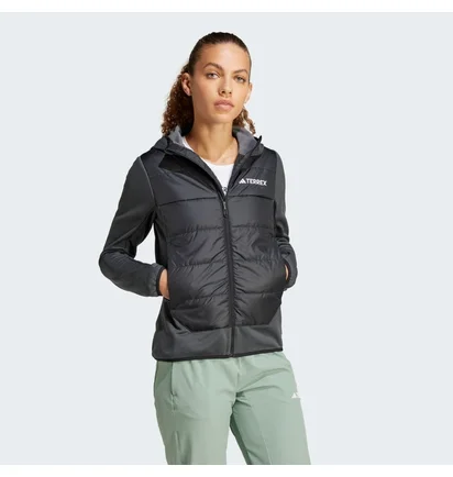 Куртка жіноча Adidas Terrex Multi Hybrid Insulated Hooded Jacket Black IR7882